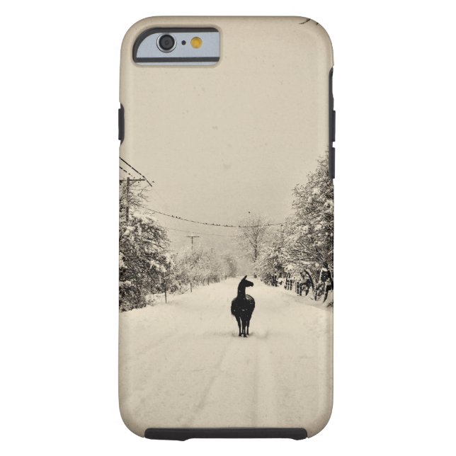 Funda De Case-Mate Para iPhone invierno de la llama (Reverso)