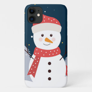 Funda Para iPhone 11 Invierno de vacaciones Snowman