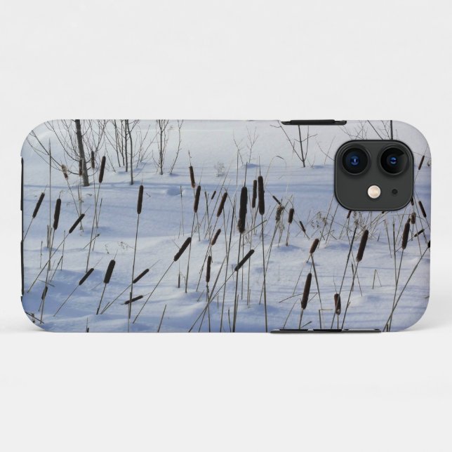 Funda De Case-Mate Para iPhone Invierno en Quebec, Canadá (Reverso (horizontal))