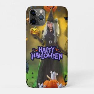 Funda Para iPhone 11 Pro Invitación de cumpleaños de Halloween Espeluznante