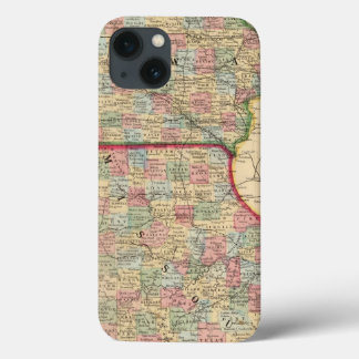 Funda Para iPhone 13 Iowa, Mapa de Missouri por Mitchell