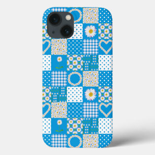 Funda Para iPhone 13 iPad Mini Retina Case Daisy Chains, Faux Patchwork