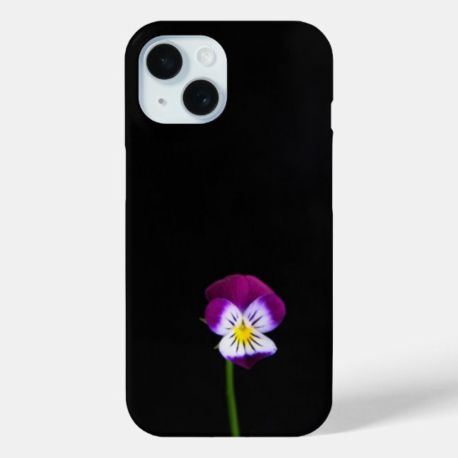 Funda De Case-Mate Para iPhone ipha de Flor Violet (Reverso )