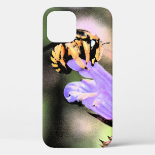 Funda Para iPhone 12 Iphcna de abeja y flor