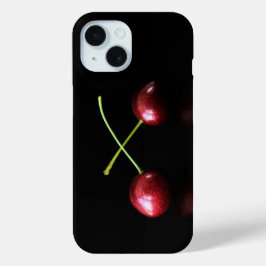 Funda Para iPhone 15 Iphcna de dos cerezas