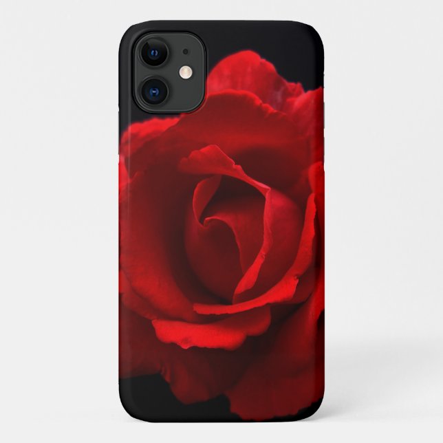 Funda De Case-Mate Para iPhone iphcnm de la rosa roja (Reverso)
