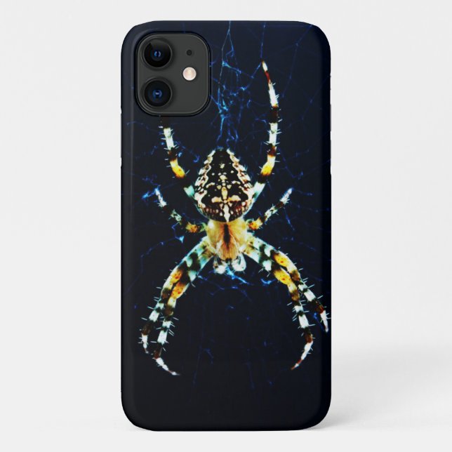 Funda De Case-Mate Para iPhone Iphm de araña de jardín europeo (Reverso)