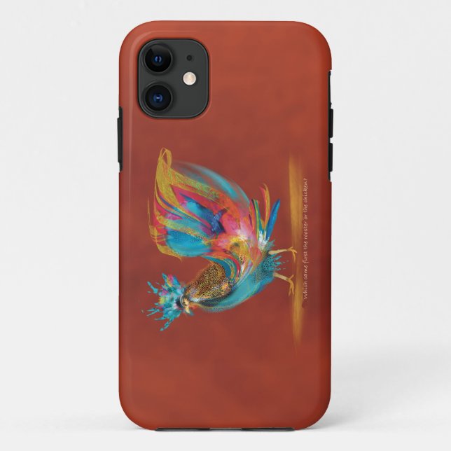 Funda De Case-Mate Para iPhone iPhone 11 Funda duro Elegant Fowl (Reverso)
