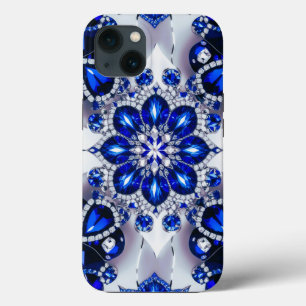 Funda Para iPhone 13 iPhone 13 Funda-mate con colores blancos azules