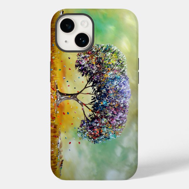 Funda De Case-Mate Para iPhone Iphone 14 Case Nature Art Design (Reverso )