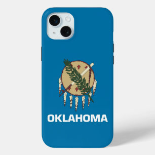 Funda Para iPhone 15 Mini iPhone 15 Plus Funda-Mate, bandera de Oklahoma