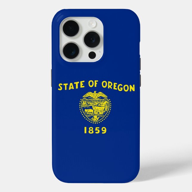 Funda De Case-Mate Para iPhone iPhone 15 Pro Case-Mate, Oregon flag (Reverso )