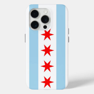 Funda Para iPhone 15 Pro iPhone 15 Pro Funda-Mate, bandera de Chicago