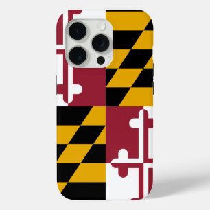 Funda Para iPhone 15 Pro iPhone 15 Pro Funda-Mate, bandera de Maryland