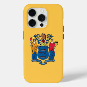 Funda Para iPhone 15 Pro iPhone 15 Pro Funda-Mate, bandera de Nueva Jersey