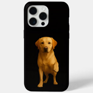 Funda Para iPhone 15 Pro Max iPhone 15 Pro Max Negro 4 Luxe, Labrador Tierno