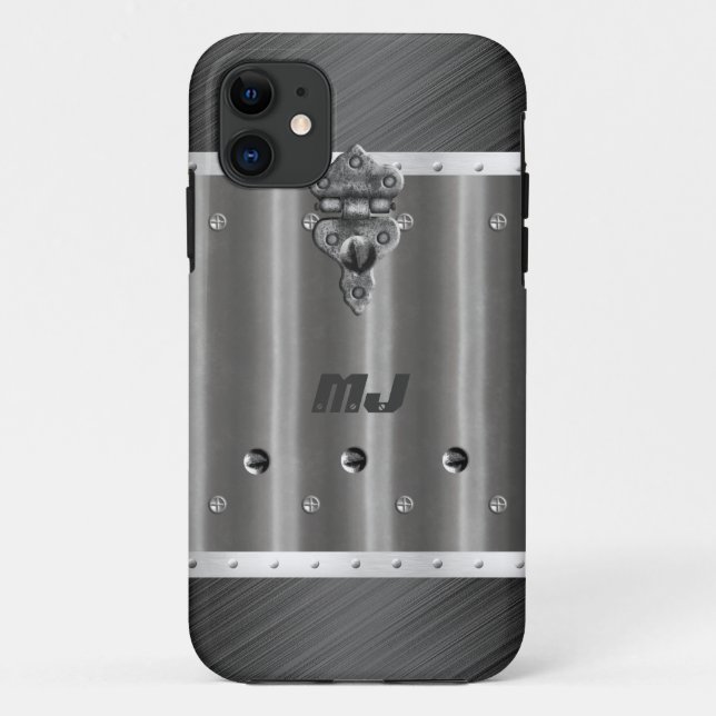 Funda De Case-Mate Para iPhone iPhone 5 aspecto de metal cromado (Reverso)