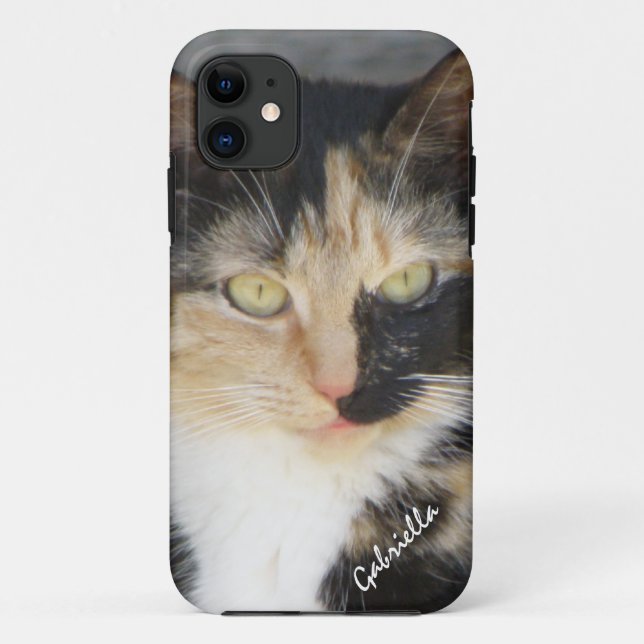 Funda De Case-Mate Para iPhone iPhone 5: Caja personalizada del gatito del calicó (Reverso)