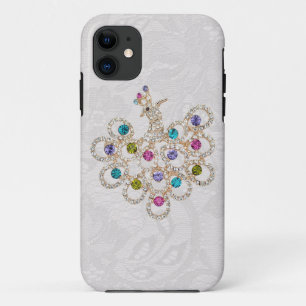 Funda Para iPhone 11 iPhone 5 del cordón de Paisley de los diamantes y