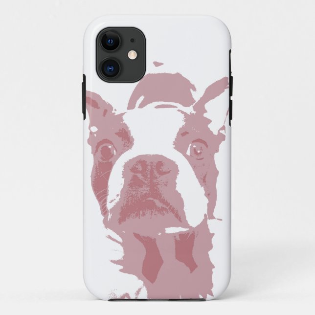 Funda De Case-Mate Para iPhone iPhone 5 del diseño de Boston Terrier (Reverso)