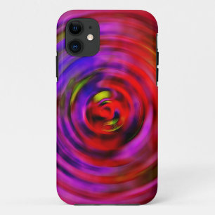 iPhone 5 Funda espiral rosada caliente