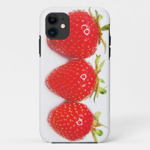 Funda Para iPhone 11 iPhone 5 Hülle drei Erdbeeren