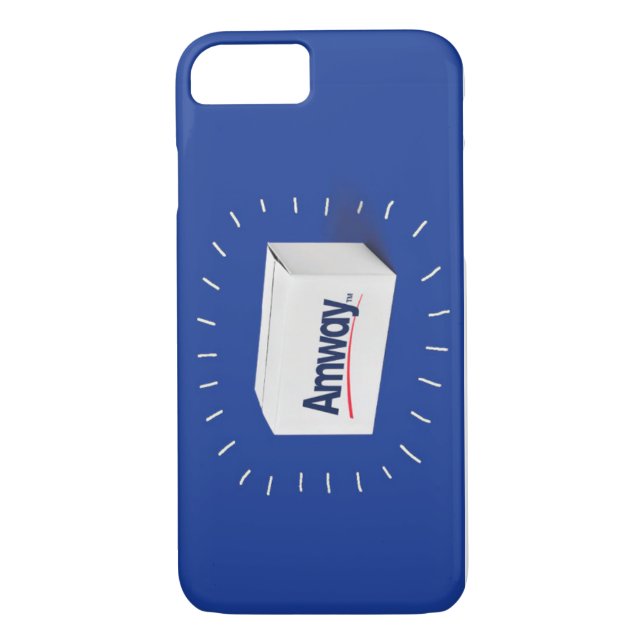 Funda De Case-Mate Para iPhone iPhone 7 (cubierta azul del IBO) (Reverso)