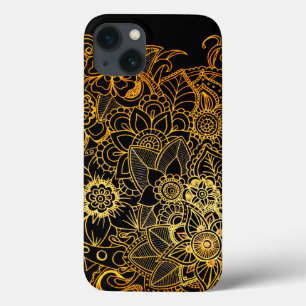 iPhone 8/7 T. Xtreme Funda Doodle Floral Gold G523