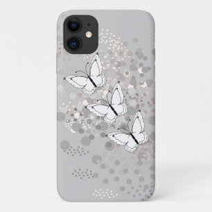 title_seo2 iPhone blanco 6/6s de tres mariposas