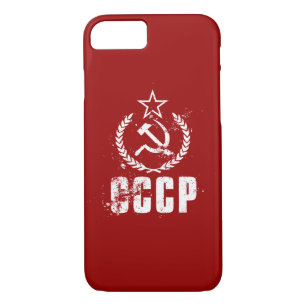 title_seo2 iPhone blanco 8/7 de CCCP de la hoz comunista del