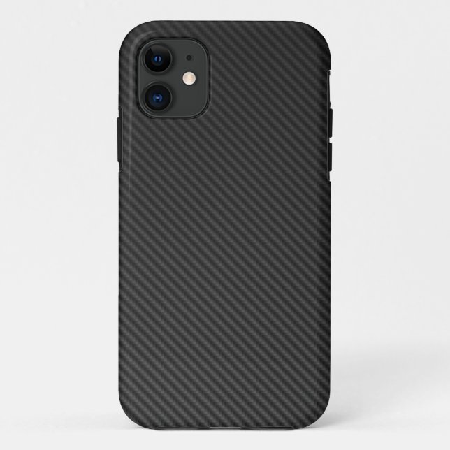 Funda De Case-Mate Para iPhone Iphone carbon diseño Case black (Reverso)