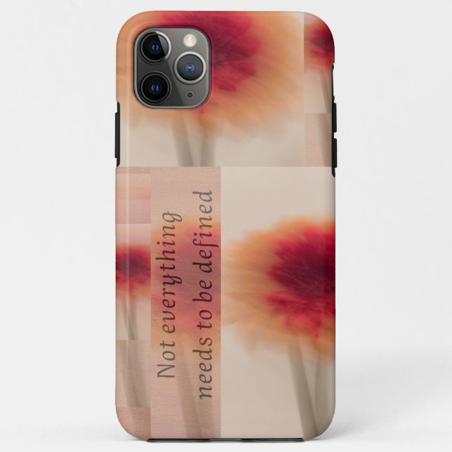 Funda De Case-Mate Para iPhone iPhone Case | Protective Floral Quote Design (Reverso)