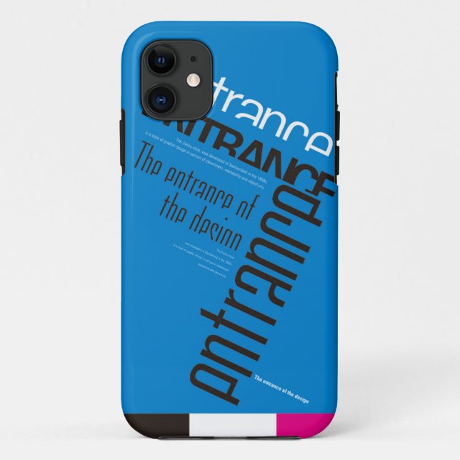 Funda De Case-Mate Para iPhone iPhone case SE/5/5s (Blue)[Grid] (Reverso)