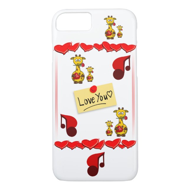 Funda De Case-Mate Para iPhone IPhone Cases de San Valentín (Reverso)