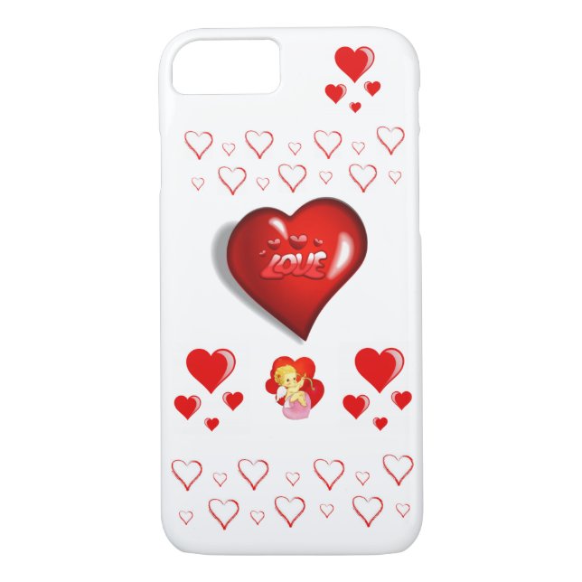 Funda De Case-Mate Para iPhone IPhone Cases de San Valentín (Reverso)