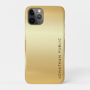 Funda Para iPhone 11 Pro iPhone Cases Faux Gold Glamour Trendy Modern