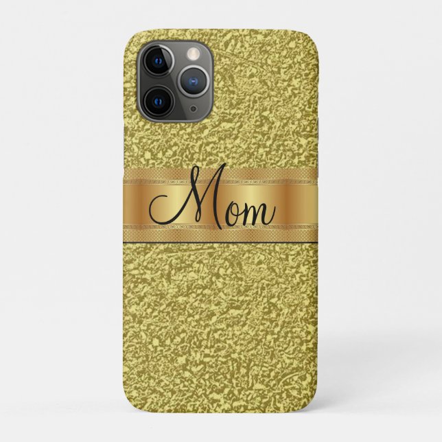 Funda De Case-Mate Para iPhone IPhone Cases Gold Mom (Reverso)