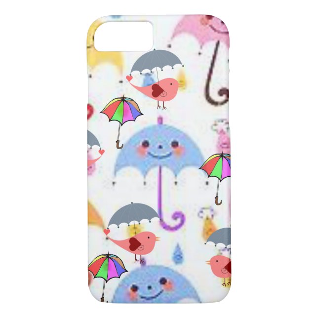 Funda De Case-Mate Para iPhone IPhone Cases Lluvia (Reverso)