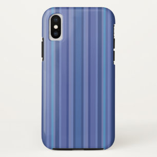 Funda Para iPhone XS iPhone con franja morada azul moderna