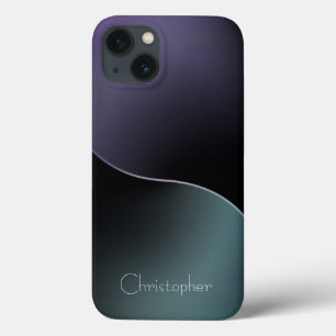 Funda Para iPhone 13 Iphone de impresión de acero inoxidable negro de t