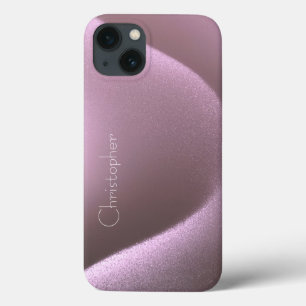 Funda Para iPhone 13 Iphone de impresión de acero inoxidable rosa titan
