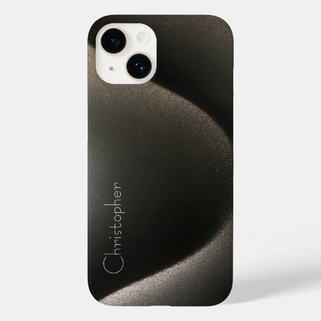 Funda De Case-Mate Para iPhone Iphone de impresión de acero inoxidable titanio pl (Reverso )