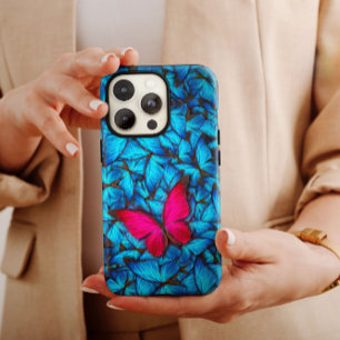 Funda Para iPhone 13 Pro Max iPhone de mariposa rosa grande iPhone de maripos