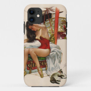 Funda Para iPhone 11 Iphone del chica del Pin-para arriba del circo del