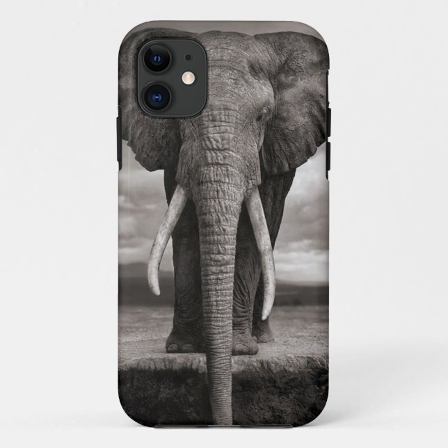 Funda De Case-Mate Para iPhone iphone, elefante (Reverso)