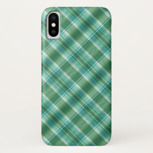Funda Para iPhone X iPhone Green Plaid