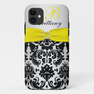 Funda Para iPhone 11 iPhone IMPRESO 5 del damasco de la plata del