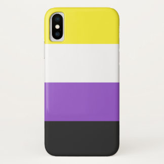 Funda Para iPhone X iPhone No-Binario X de Barely There de la casamata