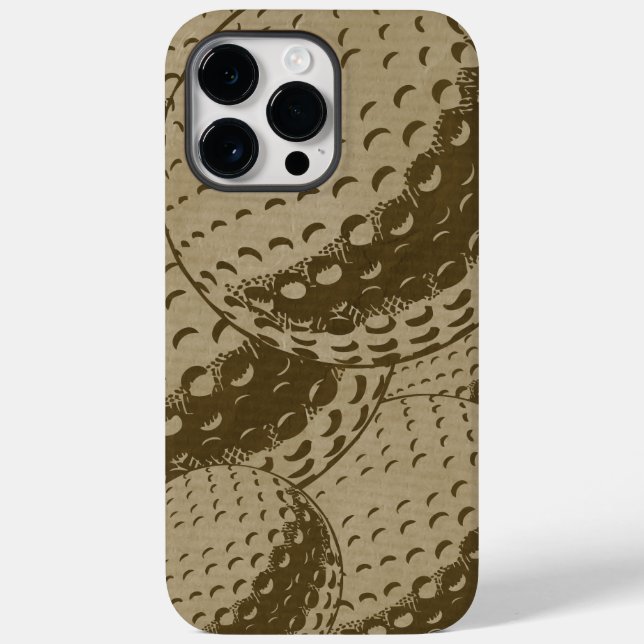 Funda De Case-Mate Para iPhone iPhone para aficionados al golf (Reverso )