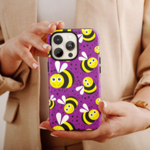Funda Para iPhone 14 De Case-Mate iPhone Purple Bumblebees iPhone 14 Funda-mate
